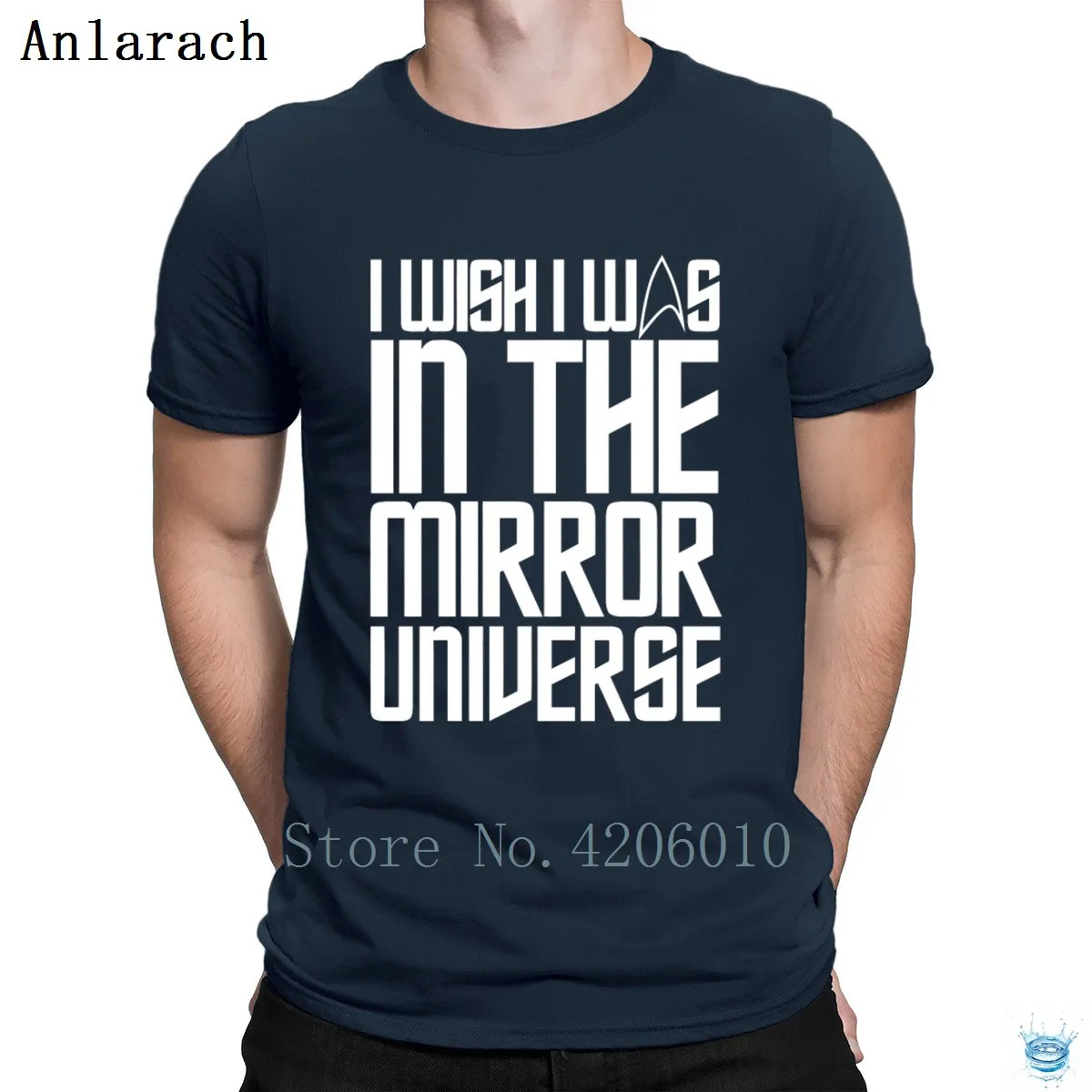 Mirror Universe Wishes T-Shirt Great Graphic Awesome Pictures футболка для мужчин с круглым вырезом и принтом поп-топ летняя футболка Anlarach