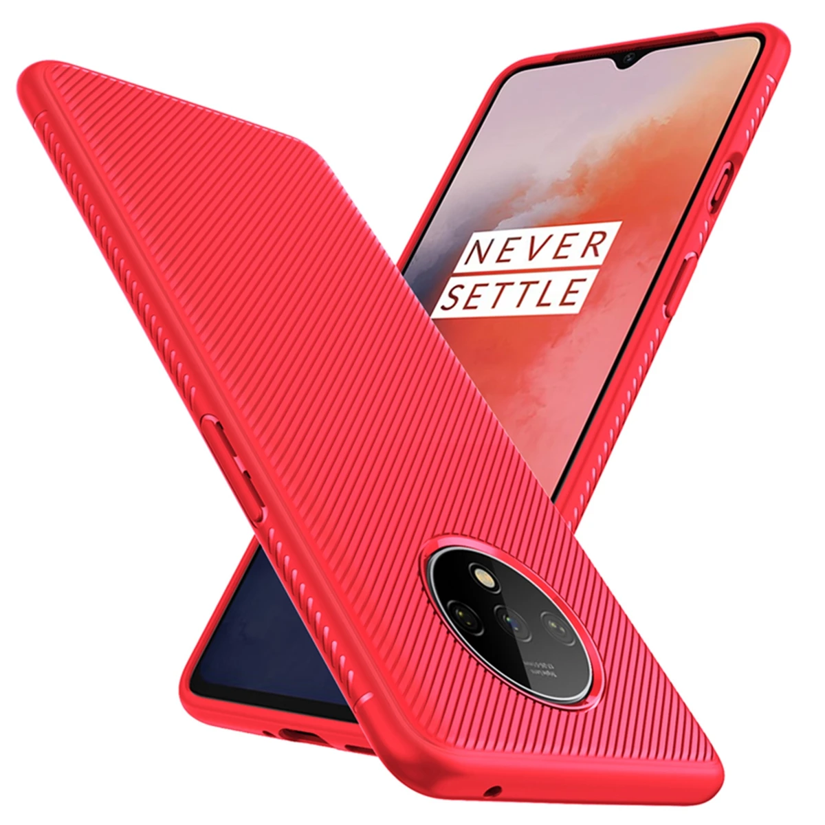 Силиконовый чехол для OnePlus 7T OnePlus 7 OnePlus 7 Pro задняя крышка Мягкий ТПУ устойчивый к царапинам Противоскользящий защитный чехол для телефона