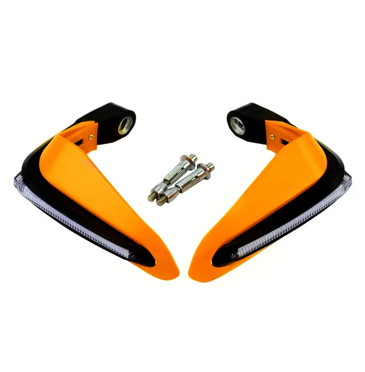 Мото rcycle чехлы на ручки руль защита мото для honda cbr f4ibmw f800gs части honda integra 750 benelli trk 502 - Цвет: Orange