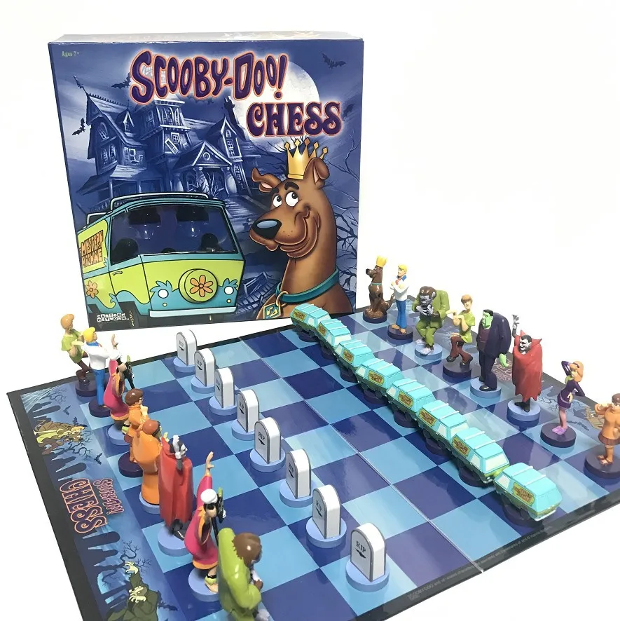 

Chess Set Scooby-Doo Chess Children's Cartoon Characters Chess Set Children's Board Games Nice Gift for Friend