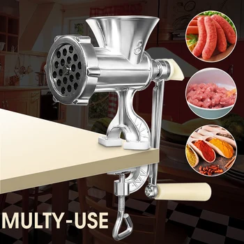 

Manual Vegetable Meat Grinders Chopper Hand Operated Mincer Noodle Sausage Filler Pasta Maker Machine Home Kitchen Coing Tool