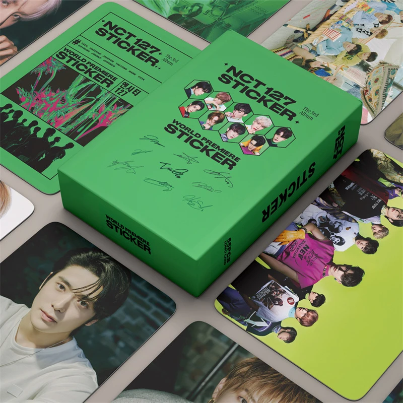 54pcs set kpop nct127 lomo cards nct dream 2021 new album postcard photo print cards hd photocards for fans collection gifts stationery set aliexpress