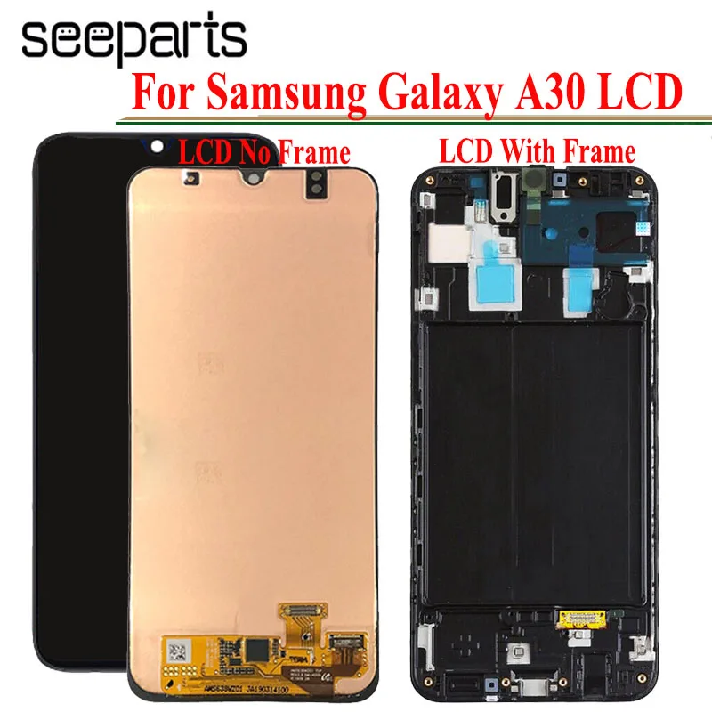 

100% Tested Working For Samsung Galaxy A30 LCD Touch Screen Digitizer Assembly For Samsung A30 LCD SM A305F LCD A305F/DS LCD