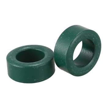 

2 Pieces Green Iron Toroid Ferrite Core 1.2" x 0.7" x 0.5"