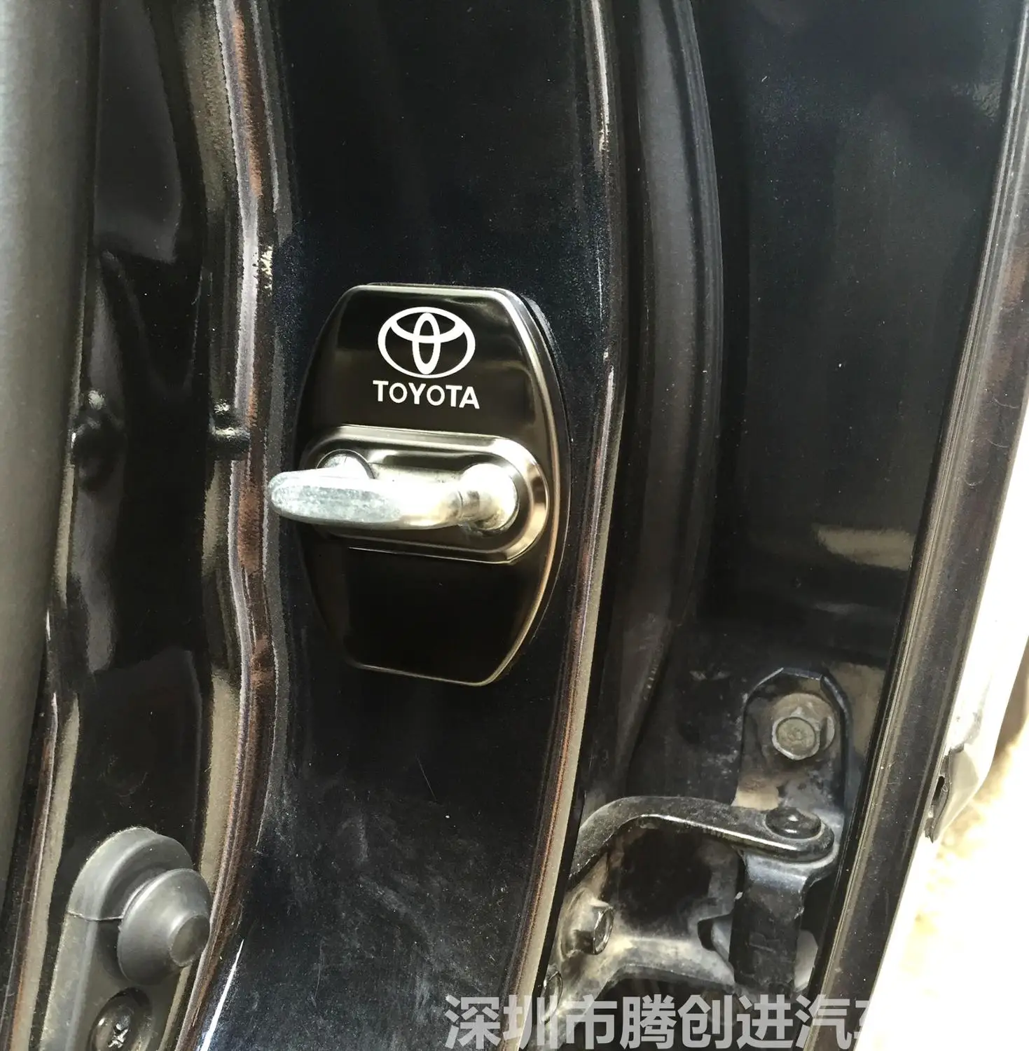 

4 PCS Car Door Lock Protective Cover For Toyota Corolla Camry Avensis Rav4 Yaris Auris TRD C-hr Prius trd Car Accessories