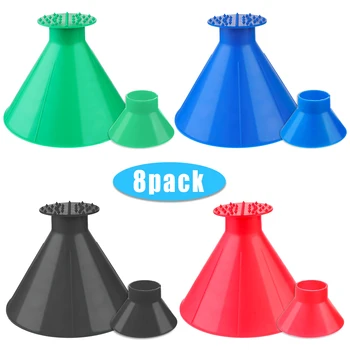 

Car Windshield Remova-Shaped Windshield Ice Shovel - Round Deicing Scraping Tool Windshield Car Ice Scraper Shaped Funnel