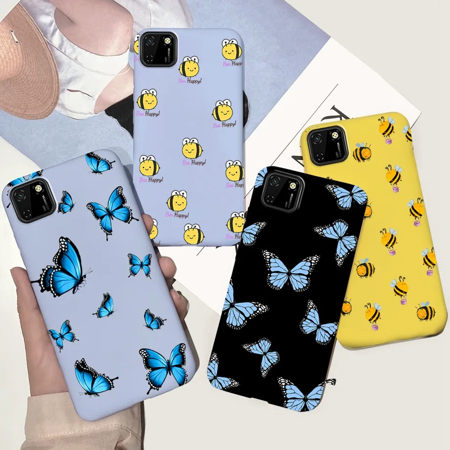 For Huawei Y5P Case 5.45&quot Liquid Silicon Soft Tpu Phone Covers y5p 2020 DRA-LX9 Cover huawei Y5 P Coque Bumper Fundas | Мобильные