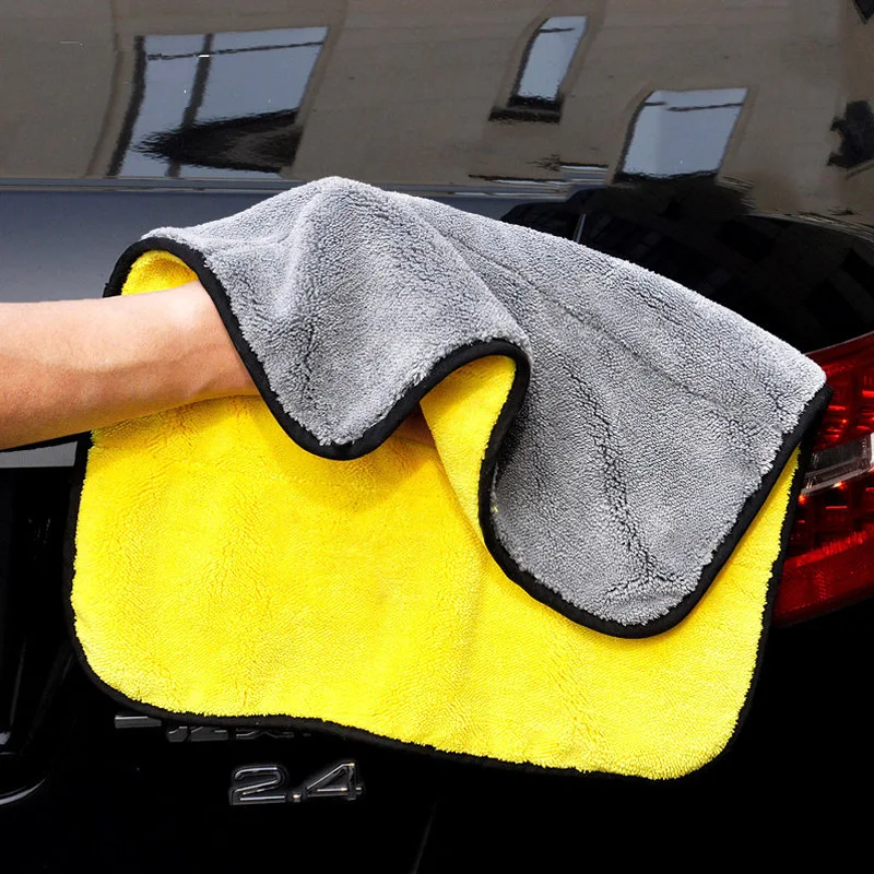 Tanio Zagęszczony ręczniki do czyszczenia samochodu mikrofibra koral polar Auto sklep