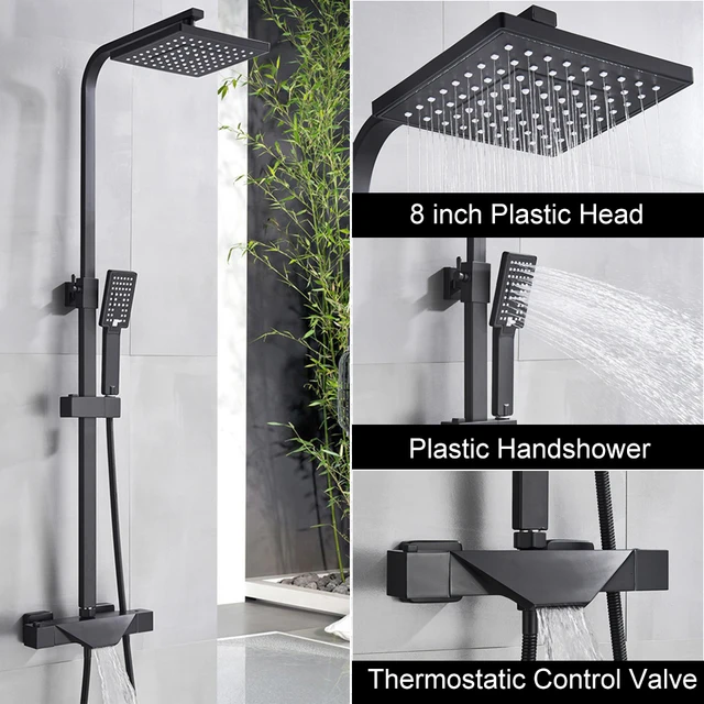 Black Shower Set B
