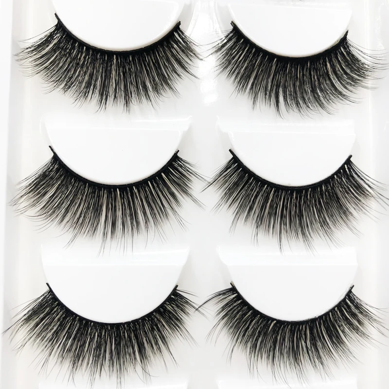 

The Most Popular G607 Handmade False Eyelashes Reusable Eyelashes Wholesale Packaging 3D Mink Volume Eyelashes Private Label