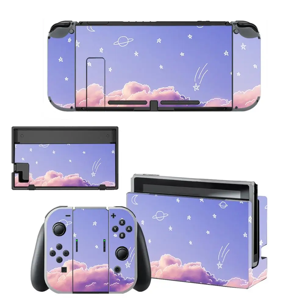 Starry Sky Cloud Nintendo Switch Skin Sticker NintendoSwitch stickers skins for Nintend Switch Console and Joy-Con Controller