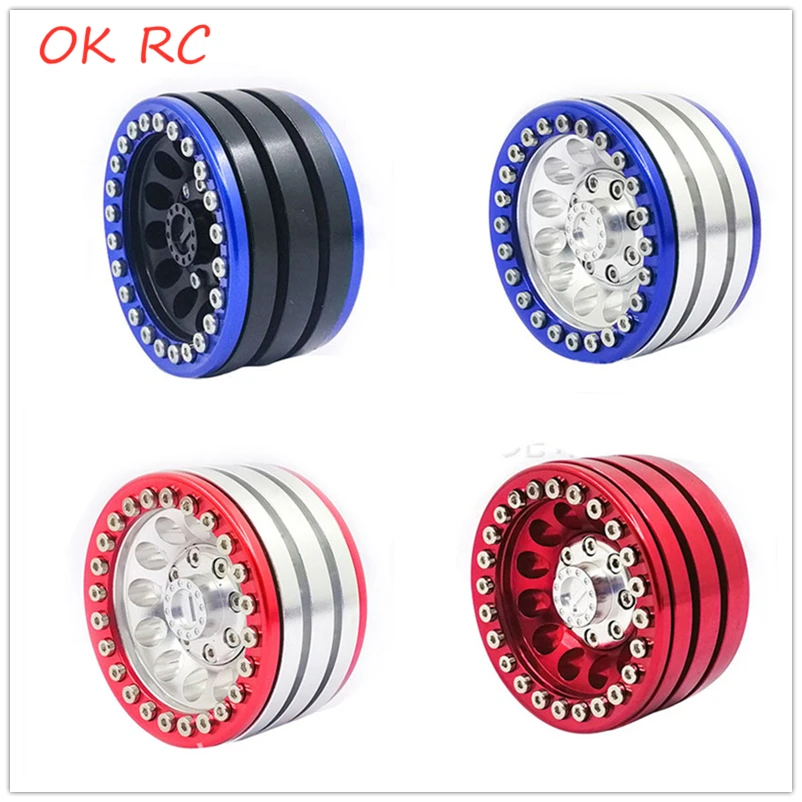 

1.9 Inch Alloy Beadlock Wheel Hub Rim For 1:10 RC Crawler Car Axial SCX10 90046 TRX4