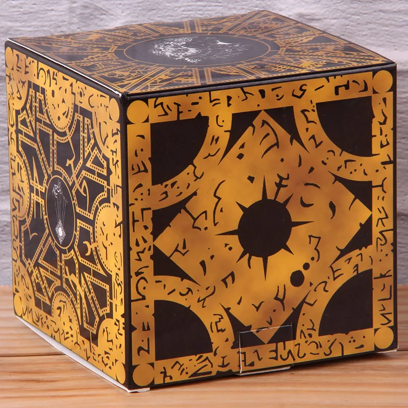 Hellraiser Puzzle Box жалование конфигурации Hellraiser фигурка экшн ПВХ Коллекционная модель игрушки фильм ужасов куклы