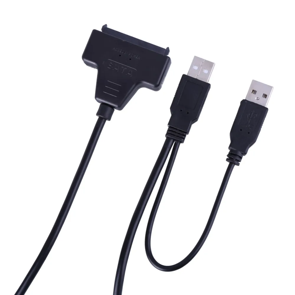 EDAL USB 2,0 до 7 15 22pin Sata адаптер Кабели внешний кабель питания для 2,5 ''Ssd Hdd жесткий диск конвертер