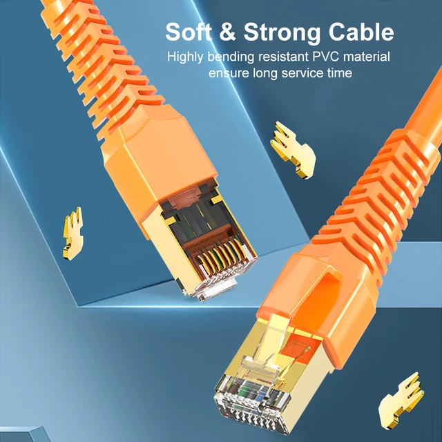 Cable Ethernet Cat 8 Vention  Cable Ethernet Rj45 Vention - Cat8 Ethernet  Cable - Aliexpress