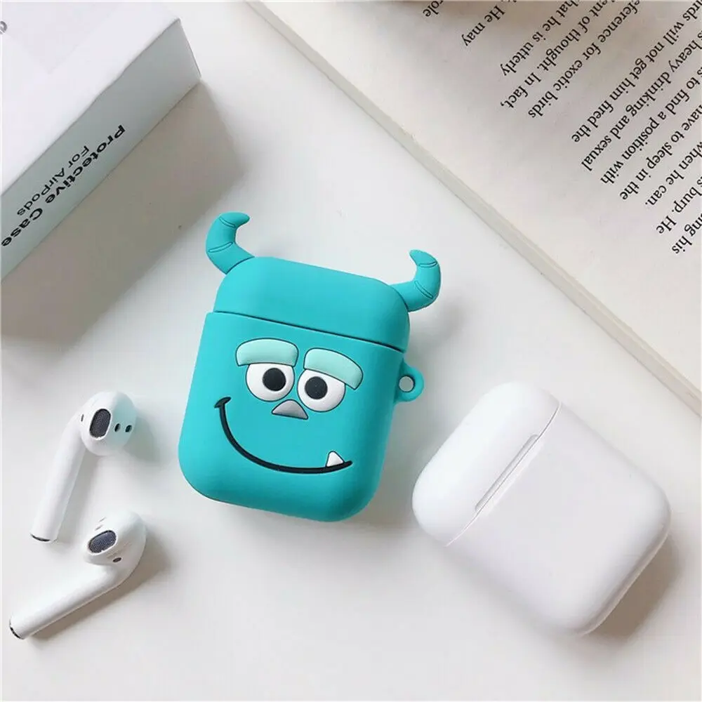 2019 Новое поступление милый мультфильм airpods чехол наушники силиконовый защитный
