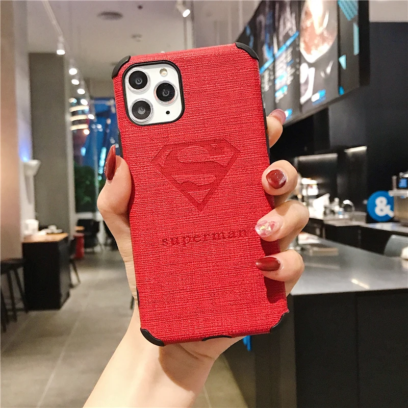 Улучшенный анти-осенний супергерой Супермен Мягкий ТПУ чехол для iPhone 11 Pro Xs Max X XR 6 6s 7 8 Plus 3D отпечаток матовый Силиконовый чехол