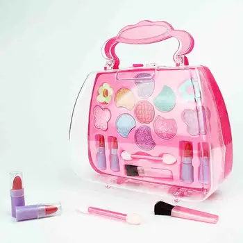 

1Pcs Girl Pretend Princess Makeup Box Toys For Kids Make-Up Girls Traveling Cosmetic Toy Suit For Children Birthday Gift