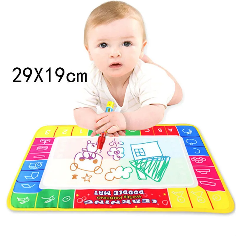 

New Drawing Toys Water Drawing Mat Board Painting and Writing With Magic Pen Non-toxic Drawing Board @A