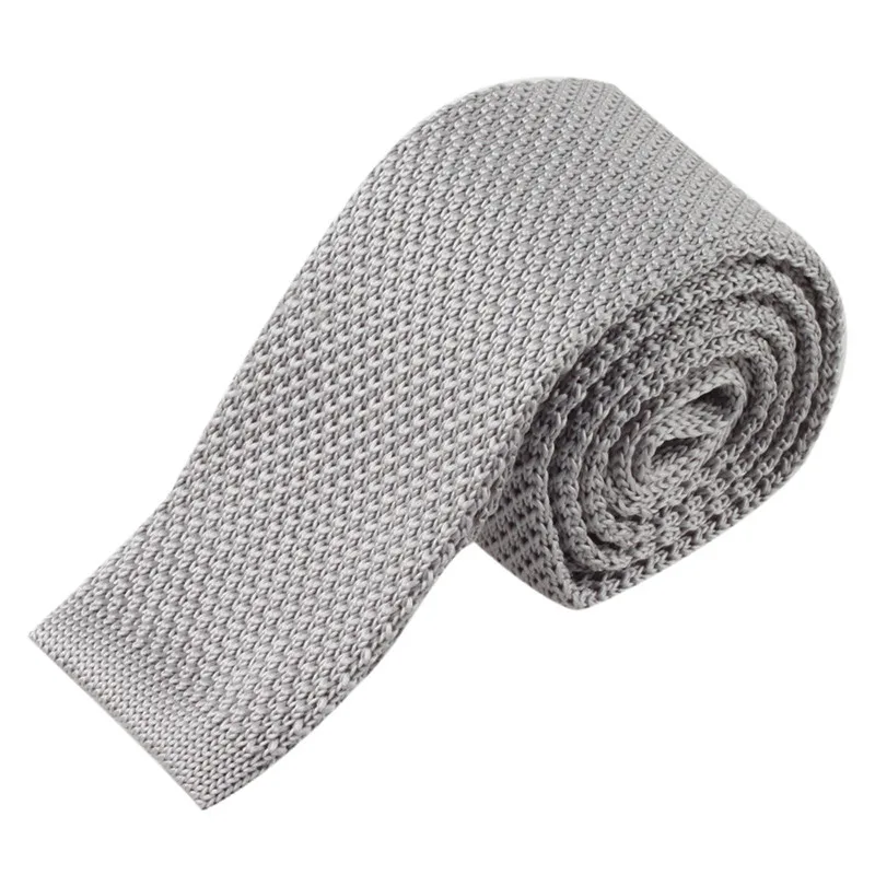 Галстук для мужчин, стиль, модный мужской однотонный цветной галстук, вязаные галстуки, галстук, обычный тонкий классический тканый галстук, узкие галстуки