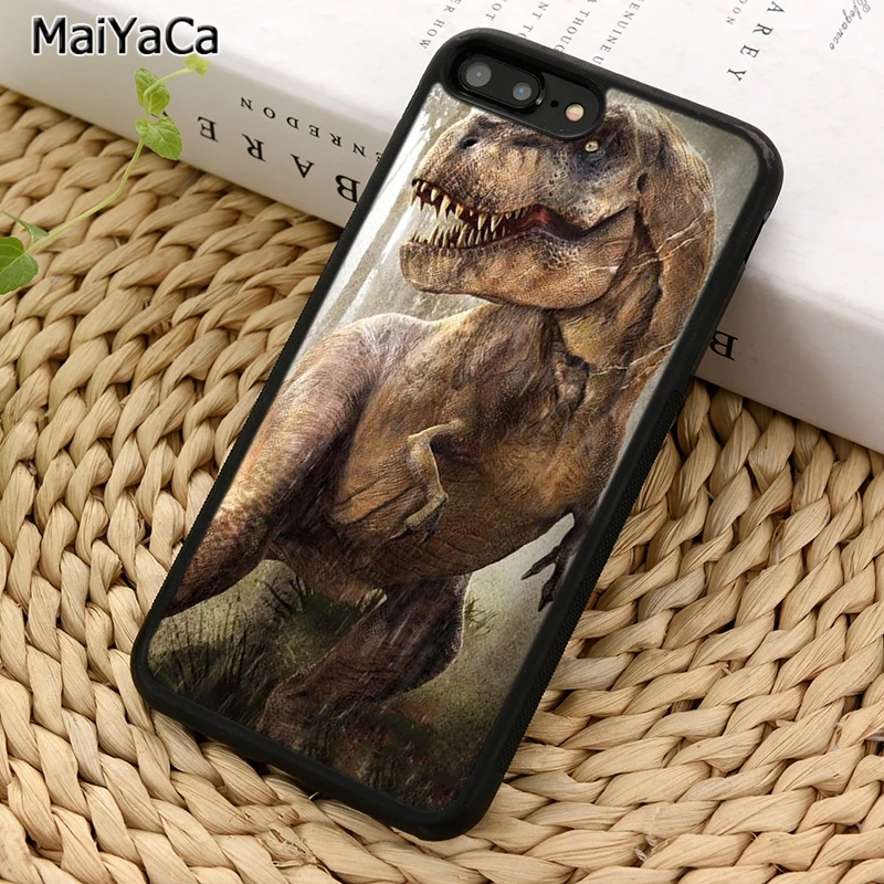 MaiYaCa T Rex чехол для телефона с динозавром iPhone X XR XS 11 12 Pro MAX 5 6 S 7 8 Plus Samsung Galaxy S5 S6 S7edge S8