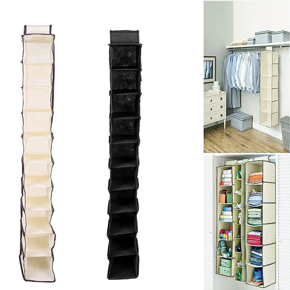 10 Shelf Closet Organizer Wardrobe Storage Cabinet Hanging ...