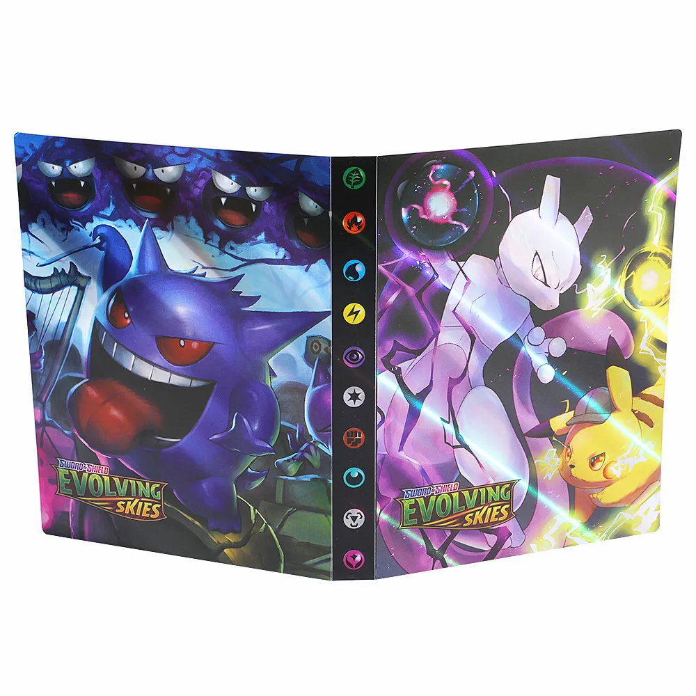 Album porte-cartes Pokémon pour enfant, livre de collection de