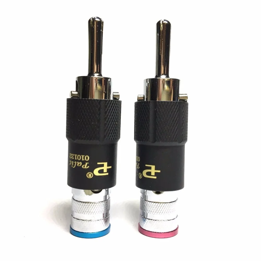 8x Pailiccs PS109 Audio Banana Speaker Plug Screw Lock 10mm Cable Wire Connector