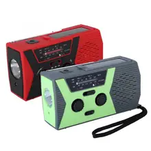 Портативное ручное радио AM FM на солнечных батареях AM/FM NOAA погодное радио с светодиодный фонарик цифровое радио Новинка