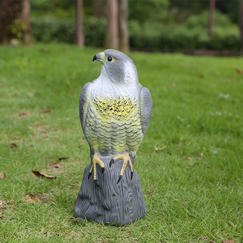 Realistic Falcon Decoy Pest Control Garden Defense Deter Scarer Scarecrow