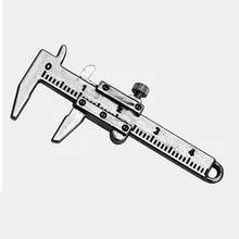 Высокое качество Мини Сплав штангенциркуль внутренний диаметр внешний диаметр Портативный Ключ висячая Пряжка измерительный инструмент