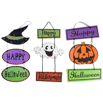 

3pcs Durable Door Hanging Ornament Halloween Door Pendant for Bar