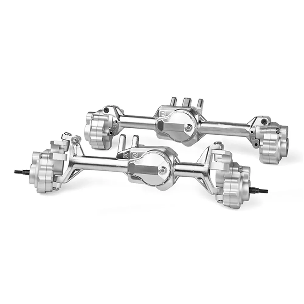 1pair Front Rear Axle Housing Set for TRX-4 G2 Axle Repair Part High Quality Aluminum G2 Ackermann Front Rear Axle Housing
