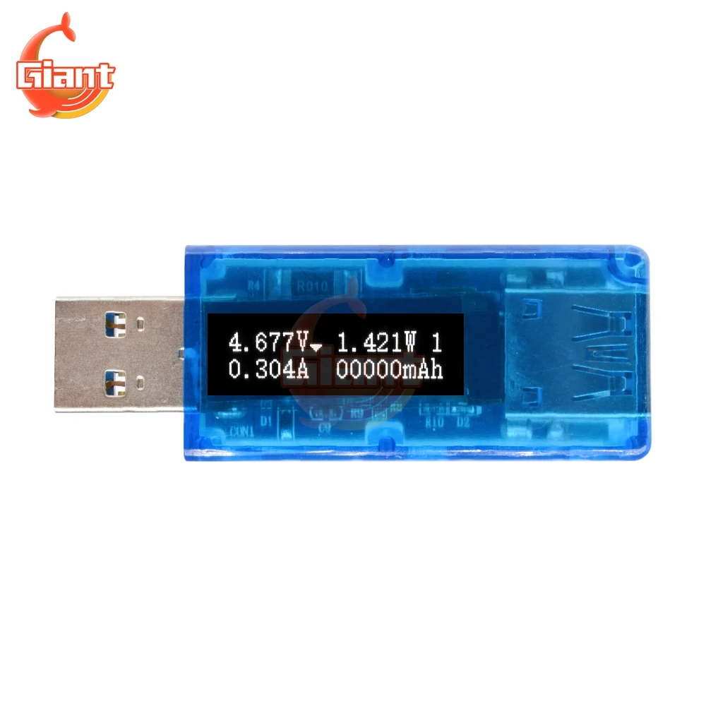 Для USB QC 3,0 QC3.0 Тестер DC 3,7 V-22В 3A 65 Вт OLED цифровой вольтметр Амперметр Мощность Ёмкость тестер