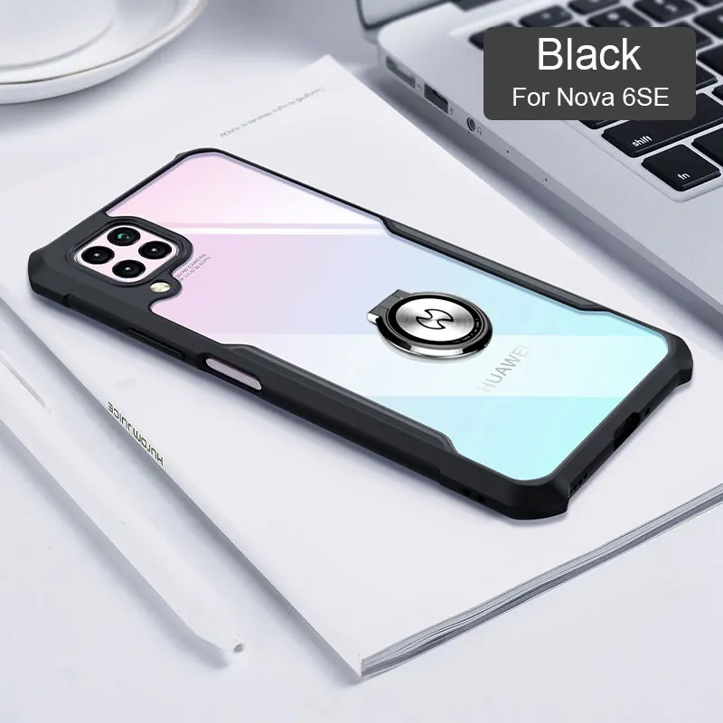 Чехол Xundd для Huawei P40 Lite Nova 6 6SE 7i противоударный прозрачный силиконовый чехол
