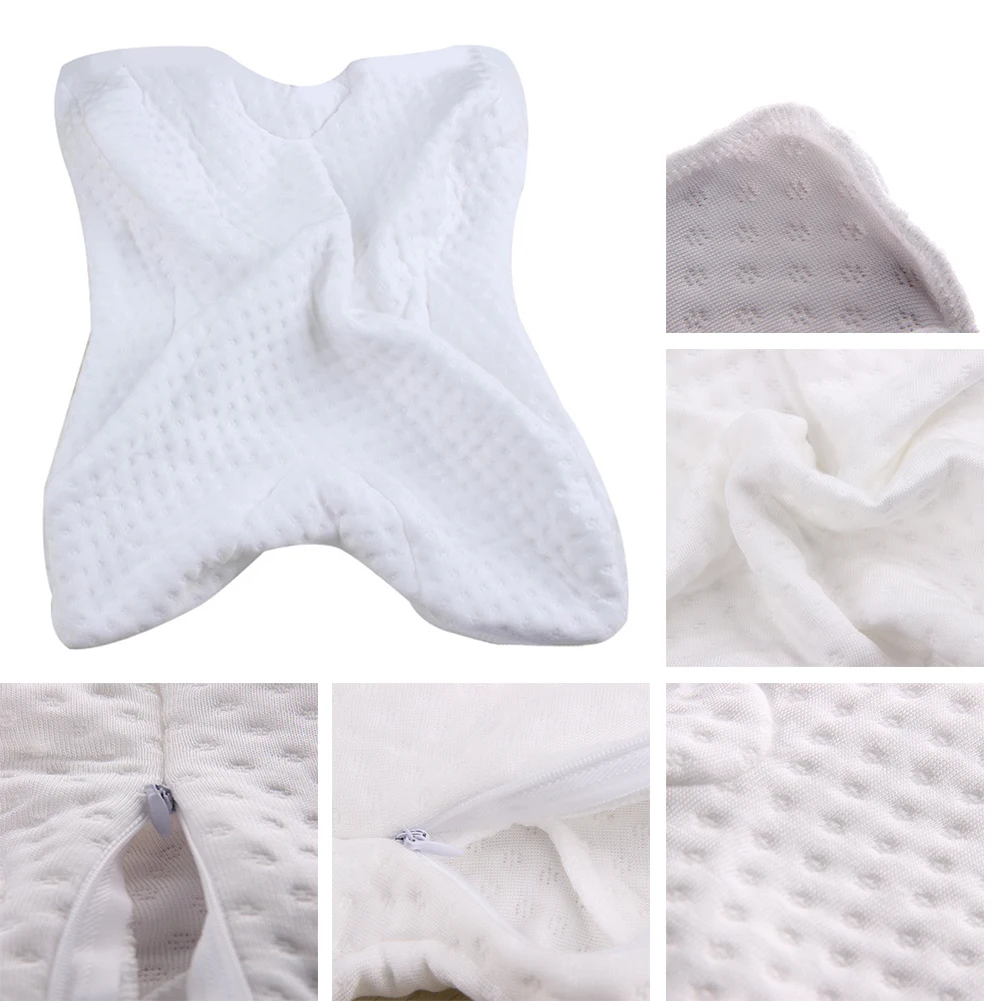 Anti Pressure Decoration Sleeping Bedding Home Soft Comfortable Solid Couple Pillow Case Protective Sofa Reusable Living Room
