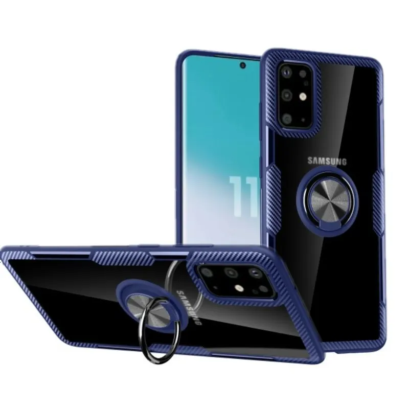 Case For Samsung Galaxy S20 Plus A51 A71 A50 Ring Kickstand Silicone Plastic Shockproof Cover For Samsung Note 20 S20 Ultra A81 Case For Samsung Galaxy S20 Plus A51 A71 A50 Ring Kickstand Silicone Plastic Shockproof Cover For Samsung Note 20 S20 Ultra A81