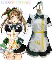 2019 аниме Love Live! Школьный идол проект Minami Kotori горничной косплей костюмы на Хэллоуин для женщин в наличии