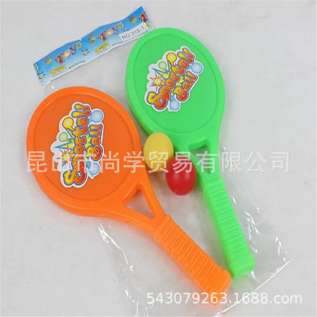 US $5.48 Children Outdoor Sports 23cm Racket Children Sports Toy Net Ball Parent And Child Sports Entertainm