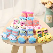 Новинка года; нескользящие теплые носки для новорожденных мальчиков и девочек; тапочки с героями мультфильмов; ботинки; Sapato Infantil; Детские аксессуары