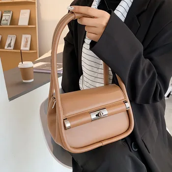 

2020 Fashion Women Messenger Bags New Ladies Hand Bags Luxury Designer Lock Shoulder Bag Retro Female Handbags Bolsas Feminina