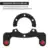 Carbon Fiber Racing Car External Horn Button Комплекты для MOMO/OMP/Nardi/Sparco 6 Болтов Рулевого Колеса Horn Button Автомобильные Аксессуары