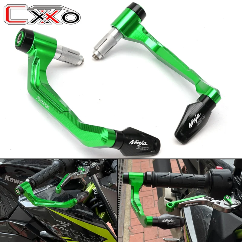 

For Kawasaki Ninja 650 NINJA650 2017-2021 Motorcycle Accessories Handlebar Grips Guard Brake Clutch Levers Guard Protector