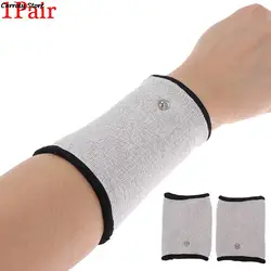 Conductive Silver Fiber Electrode Therapy Wrist Pads Electrotherapy Unit For Phycical Therapy