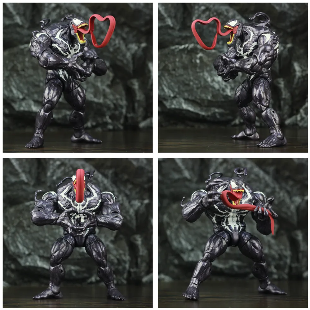 Venom 8" Action Figure 20 cm Amazing Spider Man Marvel Legends BAF Long Tongue H Venom 8" Action Figure 20 cm Amazing Spider Man Marvel Legends BAF Long Tongue H