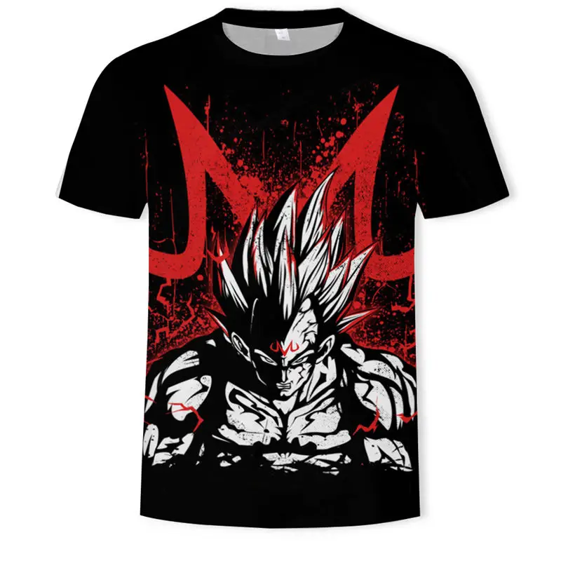 

New Dragon Ball black T-shirt 3d t-shirt Anime Men's Tshirt Funny tshirt Hip-hop 2019 Japanese Men's Clothing Retro Clothing