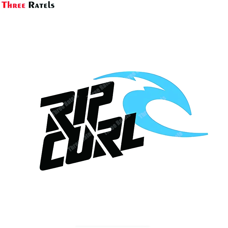 Three Ratels B433 Car Stickers and Decals For Rip Curl Creative