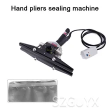 220 В/550 Вт портативная машина для запечатывания ручных зажимов коммерческие Ручные плоскогубцы запайки 0-400 мм машина для запечатывания мешков из алюминиевой фольги