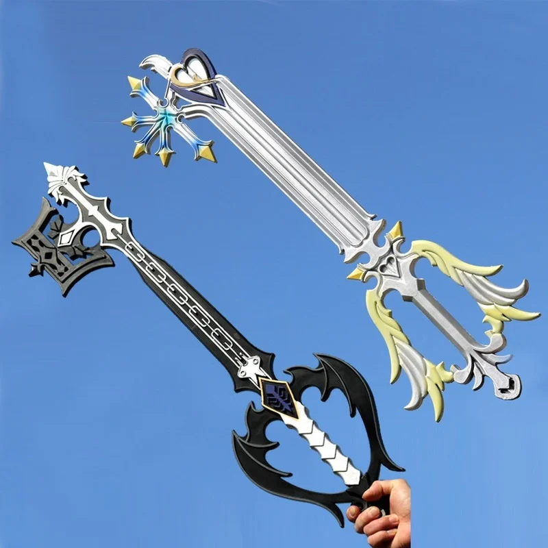 

Japanese Game Kingdom Hearts Costume Props PU Colorful Black Yellow Key Blades for Women Men Action Role-playing Games Prop
