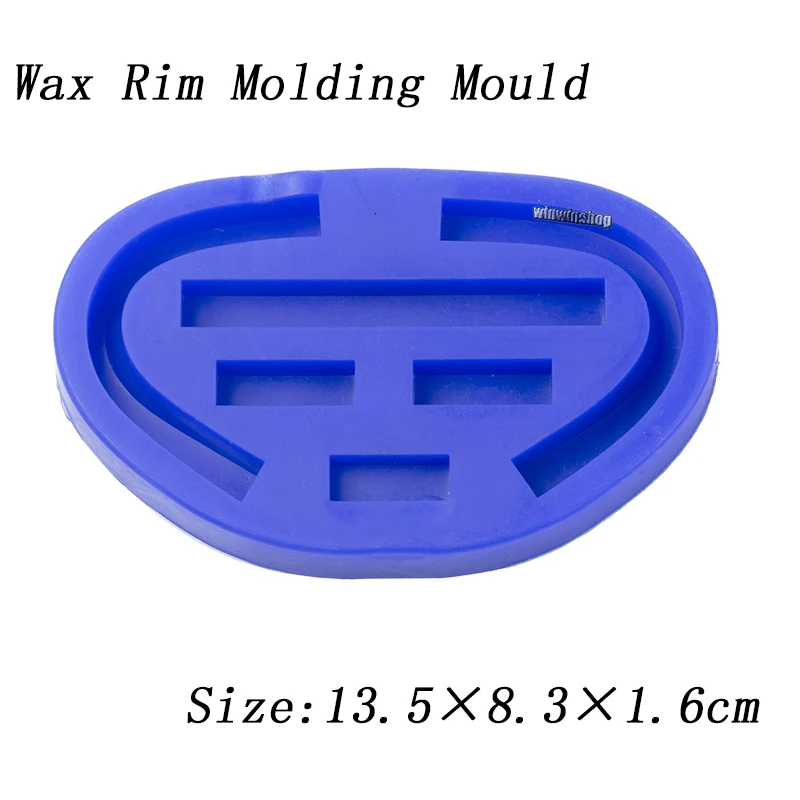 Стоматологическая силиконовая резина, восковая оправа, тонкая Длинная форма, блок укуса, индивидуальный лоток, форма для имплантата